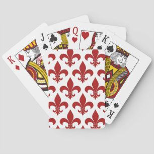 Jeu De Cartes Fleur de lis Motif Classic