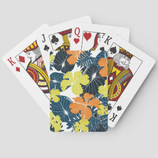 Jeu De Cartes Fleur de printemps : Vintage texture florale