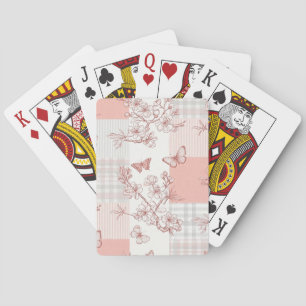 Jeu De Cartes Fleur d'Élégant Papillon (9)