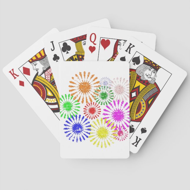 Jeu De Cartes Fleur en panne (dos)