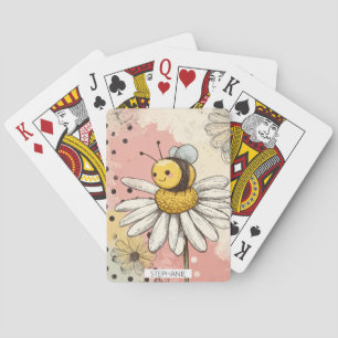 Jeu De Cartes Fleur et abeille fantaisistes – Floral cosy (1)
