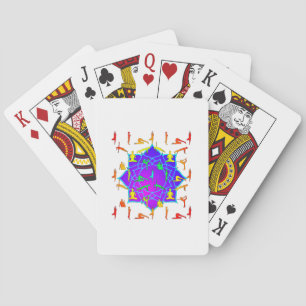 Jeu De Cartes Fleur Lotus Avec Poireaux De Yoga