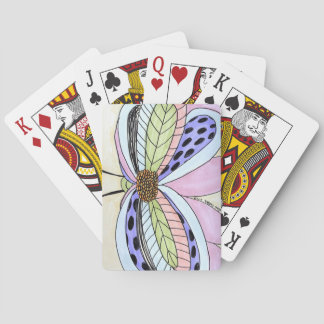 Jeu De Cartes Fleur Papillon Vierge