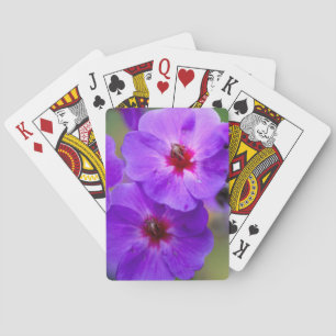 Jeu De Cartes Fleur violette