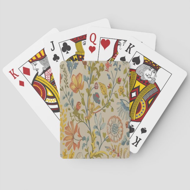 Jeu De Cartes Fleurs (dos)