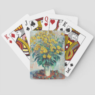 Jeu De Cartes Fleurs d'artichauts de Jérusalem par Claude Monet