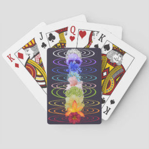 Jeu De Cartes Fleurs de couleurs Chakra Zen & Meditation