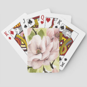 Jeu De Cartes Fleurs de Magnolia