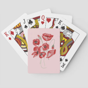 Jeu De Cartes Fleurs de pavot