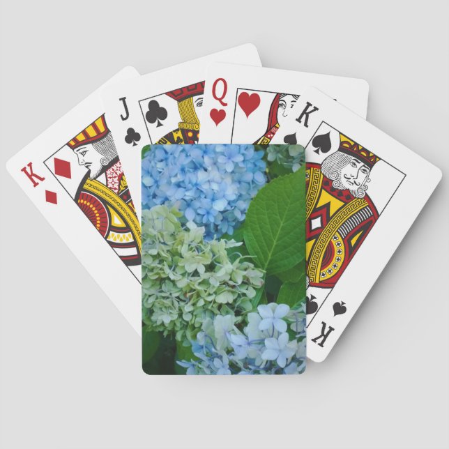Jeu De Cartes Fleurs d'Hydrangée (dos)