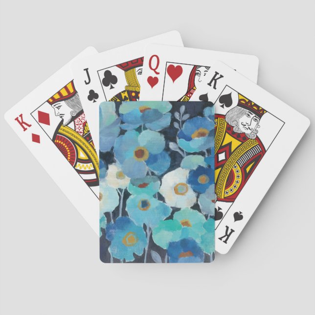 Jeu De Cartes Fleurs d'indigo (dos)
