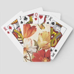 Jeu De Cartes Fleurs et papillons
