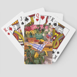 Jeu De Cartes Fleurs fraîches I