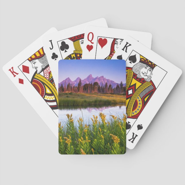 Jeu De Cartes Fleurs | Grand Teton National Park, Wyoming (dos)