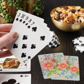 Jeu De Cartes Fleurs personnalisées