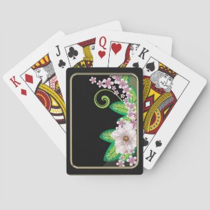 Jeu De Cartes Fleurs roses Jouer Des Cartes