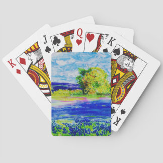 Jeu De Cartes Fleurs sauvages Bluebonnet