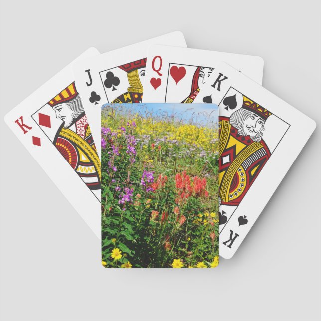 Jeu De Cartes Fleurs sauvages des Rocheuses (dos)