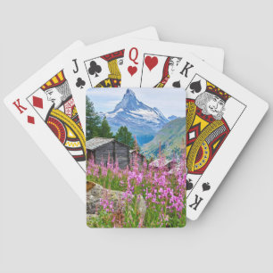 Jeu De Cartes Fleurs   Summer Matterhorn Suisse