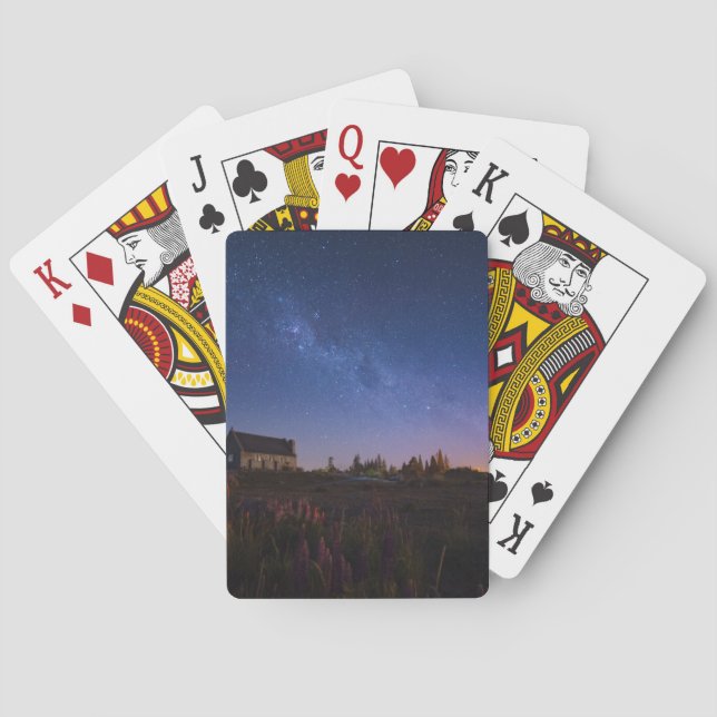 Jeu De Cartes Fleurs | Voie Lactée Nouvelle-Zélande (dos)