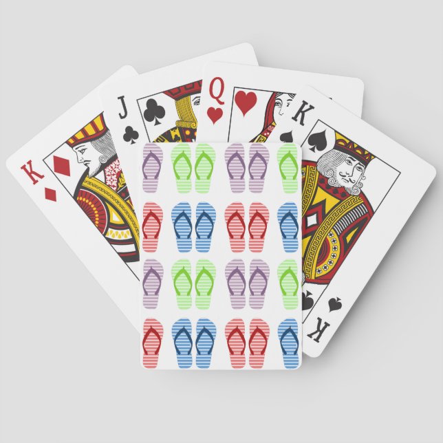 Jeu De Cartes Flip Flop Motif Lecture des cartes (dos)