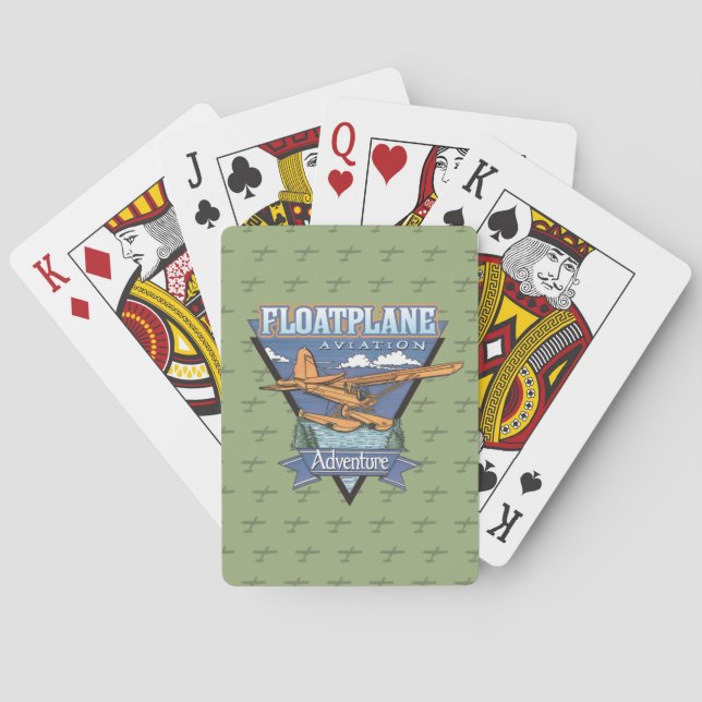 Jeu De Cartes Floatplane Aviation Adventure (dos)
