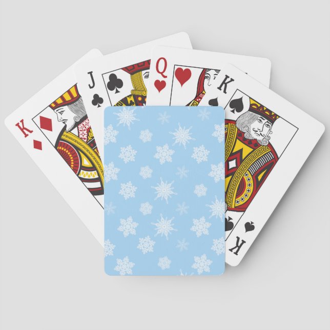 Jeu De Cartes Flocon de neige (dos)