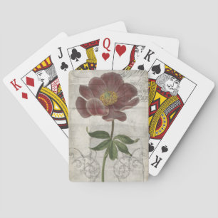 Jeu De Cartes Floral français I