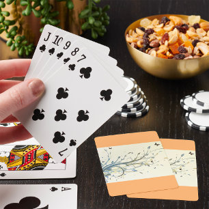 Jeu De Cartes Floral papillon
