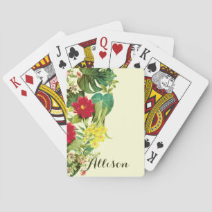 Jeu De Cartes Floral vintage