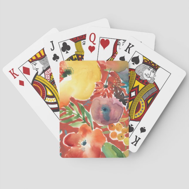 Jeu De Cartes Flore abondante III (dos)