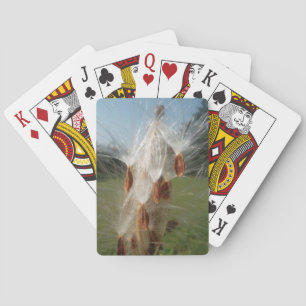 Jeu De Cartes Flore vintage et faune Milkweeds Flottants.jpg