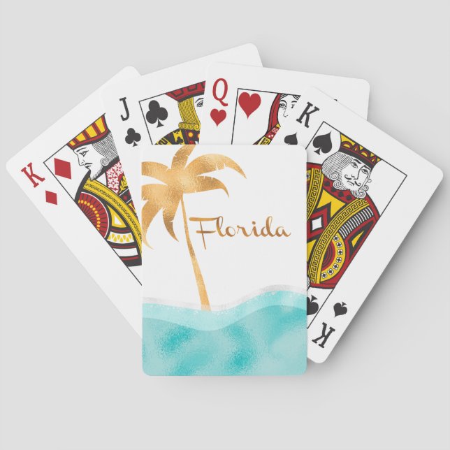 Jeu De Cartes Floride fabuleuse, Palmier (dos)