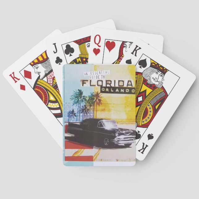 Jeu De Cartes Floride Orlando Jouer des cartes (dos)