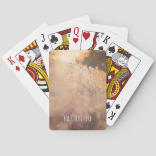 Jeu De Cartes Flower Field Rustic Country Sunset Dusk