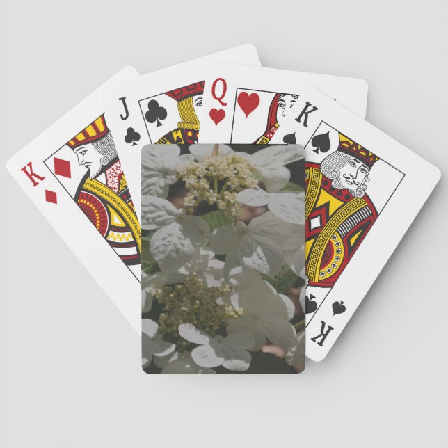 Jeu De Cartes Flowers White Lace Cap (dos)