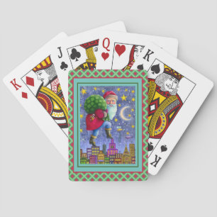 JEU DE CARTES FOLK ST. TOILETTES NICK SUR TOITS AVEC SAC DE JOUE