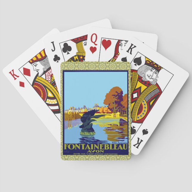Jeu De Cartes Fontainebleau Avon France France (dos)