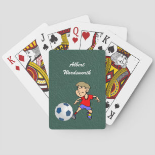 Jeu De Cartes Football - Image de joueur et ballon - Personnalis