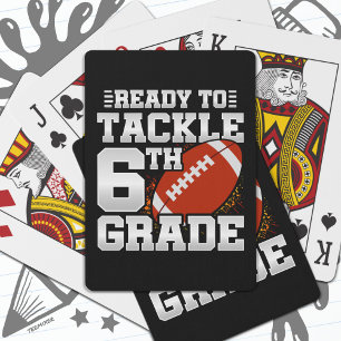 Jeu De Cartes Football Premier jour 6e année Retour à l'école