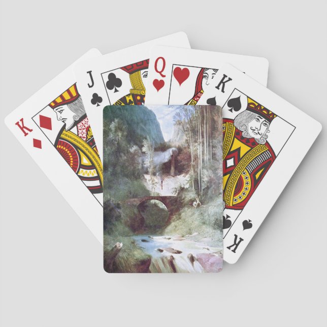 Jeu De Cartes Forest Canyon (par Carl Blechen) (dos)