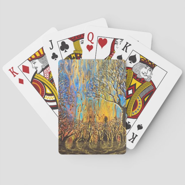Jeu De Cartes Forêt mystique (dos)