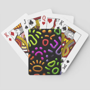 Jeu De Cartes Formes Abstraites