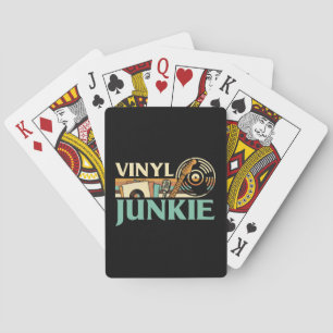 Jeu De Cartes Fou de vinyle LP Disques Platine DJ Musique Collec