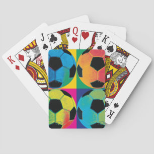 Jeu De Cartes Four Soccer Balls in Different Colors