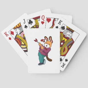 Jeu De Cartes Fox comme Groom avec costume