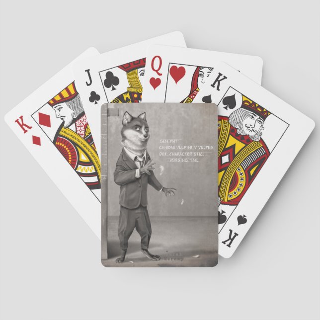 Jeu De Cartes Fox Poker Cards by Bicycle (dos)