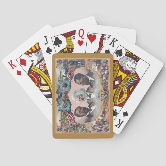 Jeu De Cartes Fr3d3rick Bailey Douglass avec Black Abolitionnist (dos)