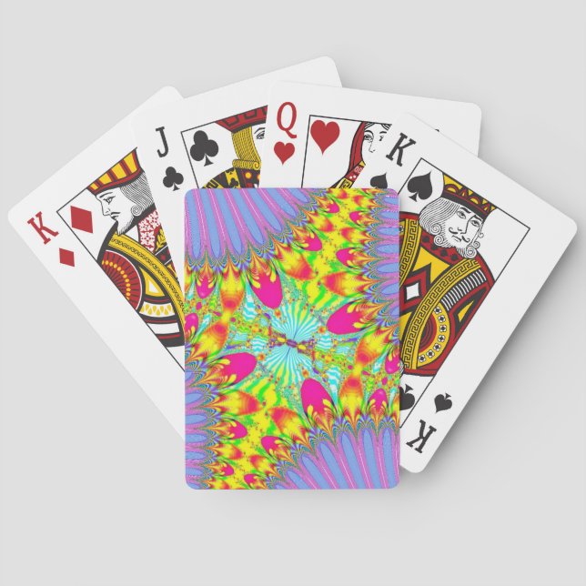 Jeu De Cartes Fractal 120 Cartes de lecture (dos)