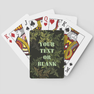 Jeu De Cartes Fractal Camouflage